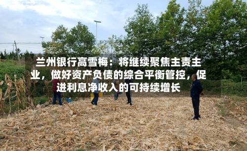 兰州银行高雪梅：将继续聚焦主责主业	，做好资产负债的综合平衡管控，促进利息净收入的可持续增长-第2张图片