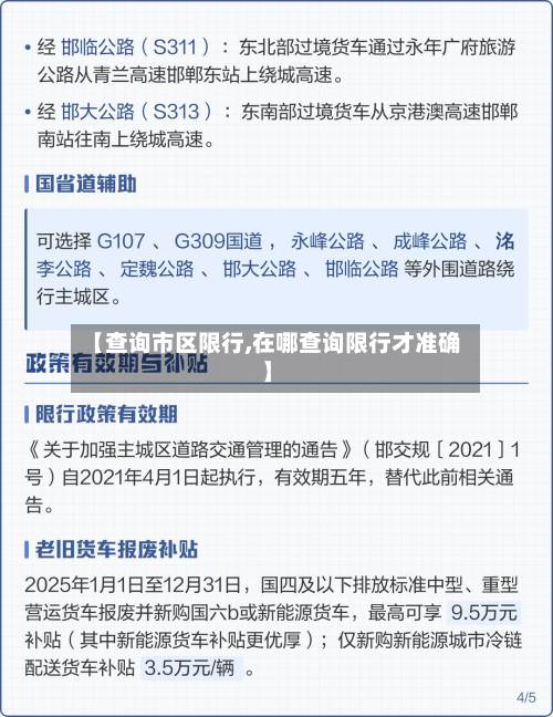 【查询市区限行,在哪查询限行才准确】-第1张图片