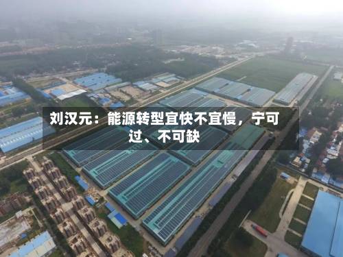 刘汉元：能源转型宜快不宜慢	，宁可过、不可缺-第3张图片