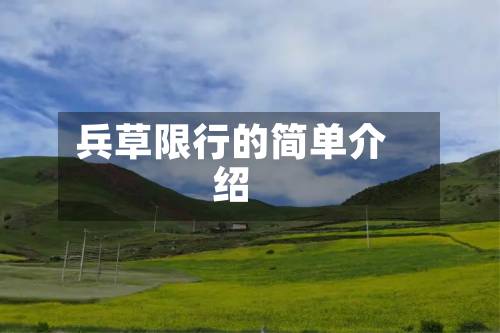 兵草限行的简单介绍