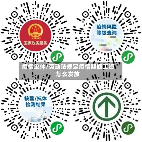 疫情单休/劳动法规定疫情期间工资怎么发放