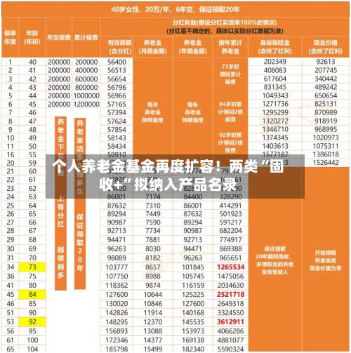 个人养老金基金再度扩容！两类“固收+”拟纳入产品名录-第3张图片