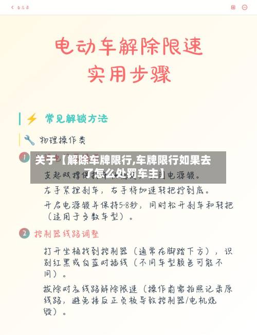 关于【解除车牌限行,车牌限行如果去了怎么处罚车主】-第3张图片