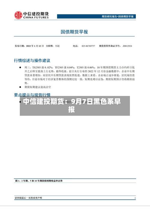 中信建投期货：9月7日黑色系早报-第2张图片