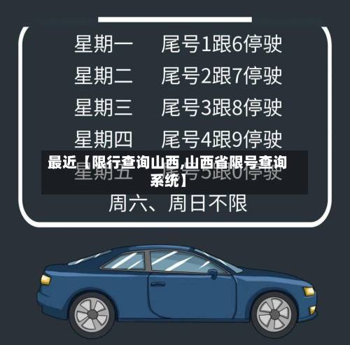 最近【限行查询山西,山西省限号查询系统】-第1张图片