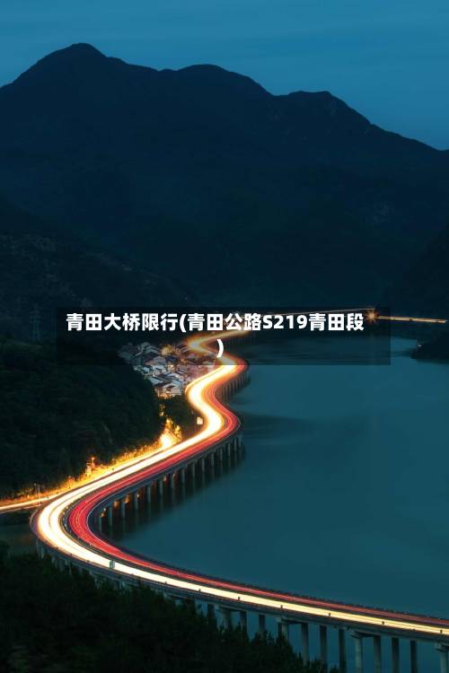 青田大桥限行(青田公路S219青田段)