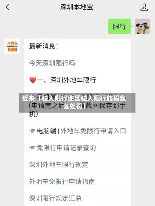 近来【驶入限行地区驶入限行路段怎么处罚】