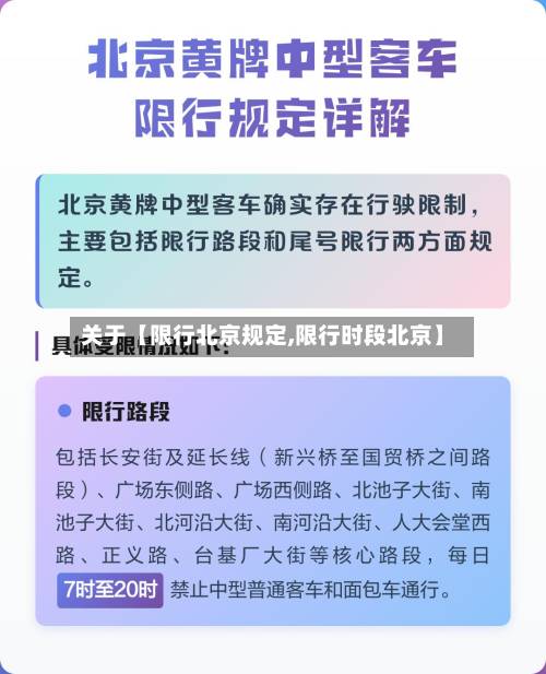 关于【限行北京规定,限行时段北京】