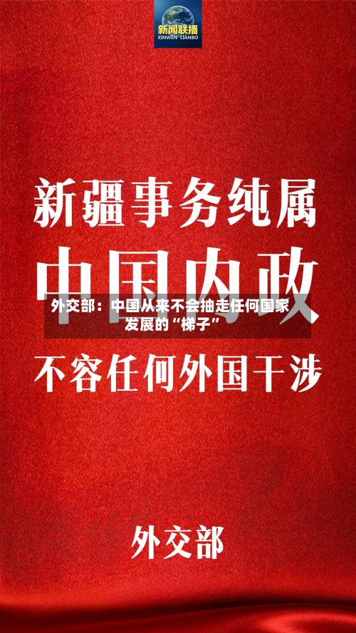 外交部：中国从来不会抽走任何国家发展的“梯子”-第2张图片