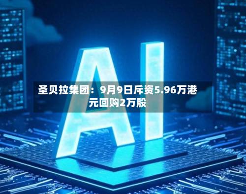圣贝拉集团：9月9日斥资5.96万港元回购2万股-第2张图片