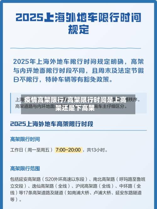 疫情高架限行/高架限行时间是上高架还是下高架