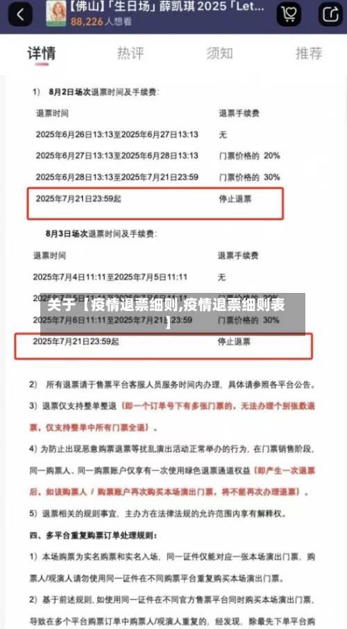 关于【疫情退票细则,疫情退票细则表】-第2张图片
